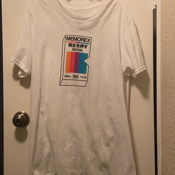 Short sleeve memorex little vhs shirt - Picture 1 of 3